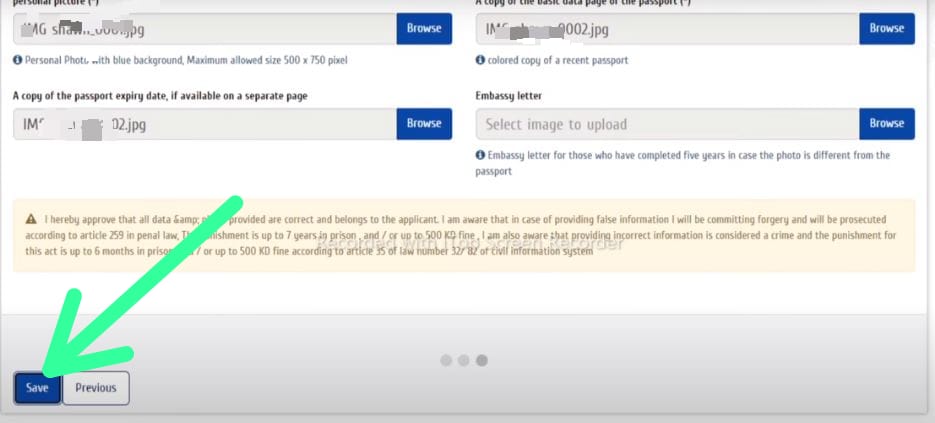 non kuwaiti civil id photo update e-service paci steps