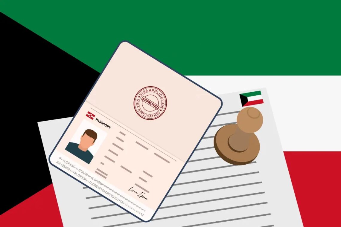 kuwait work visa check online thought sahel and moi portal