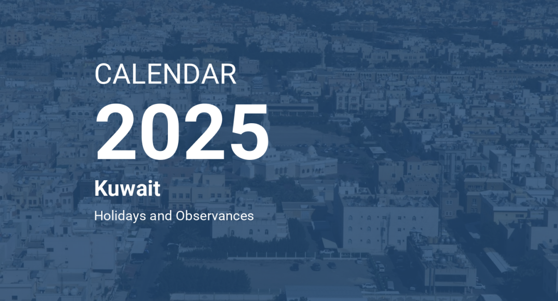 calendar 2025 kuwait with holidays